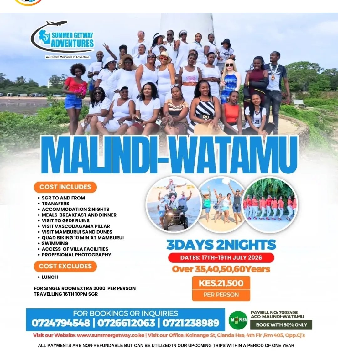 Beach holiday flyer