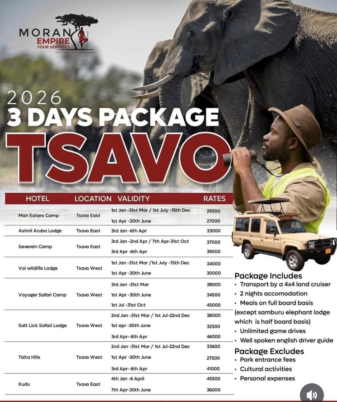 Tsavo flyer