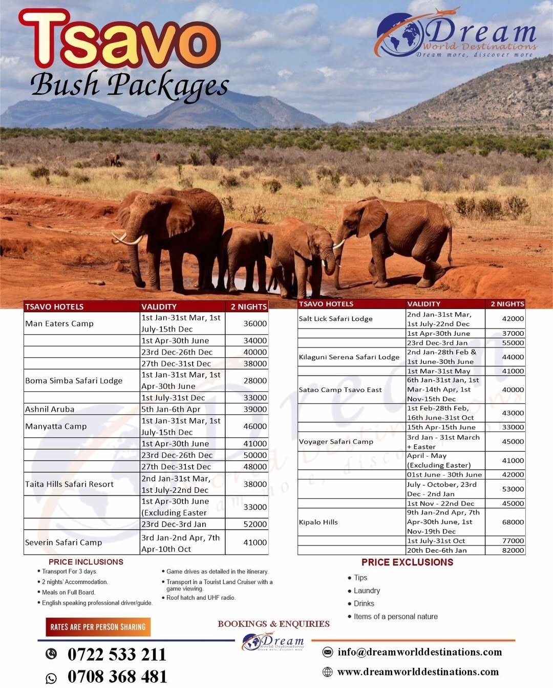 Tsavo flyer