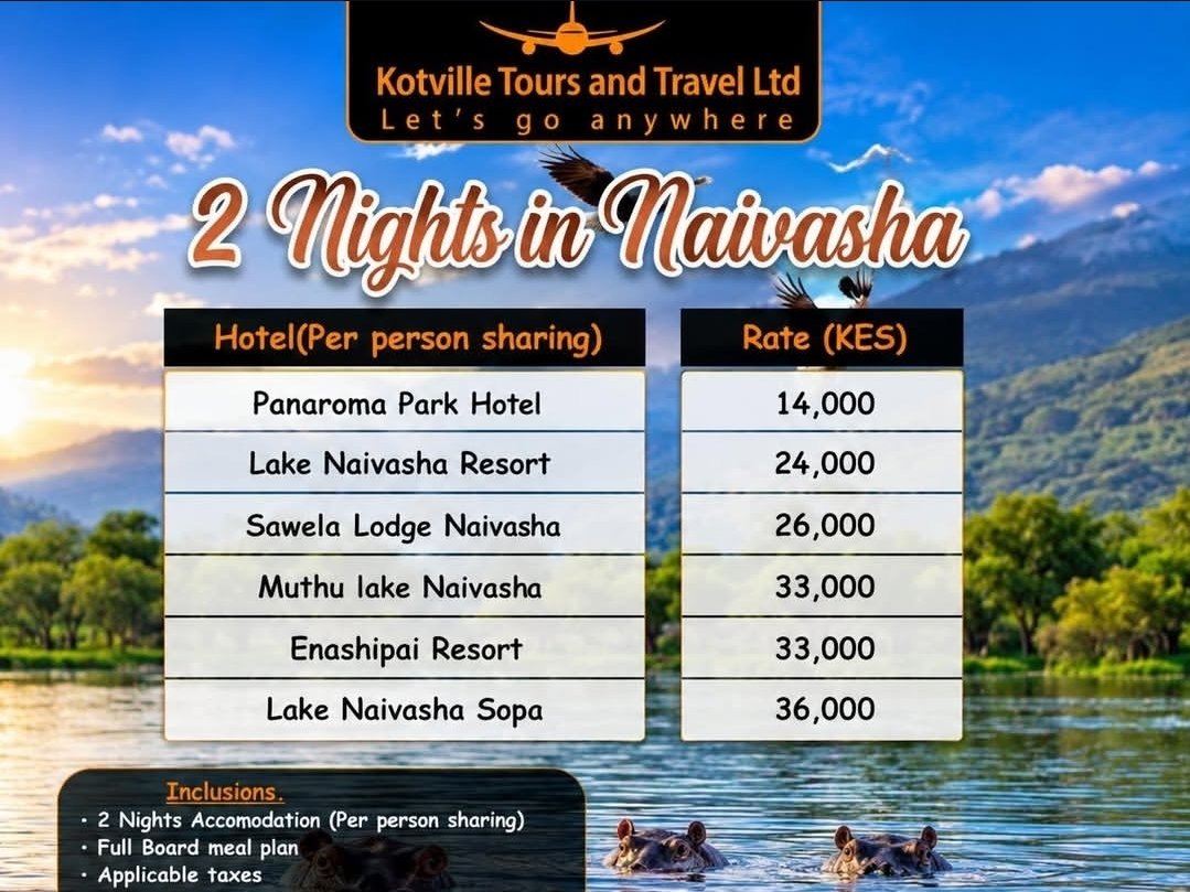 Kotville travel flyer
