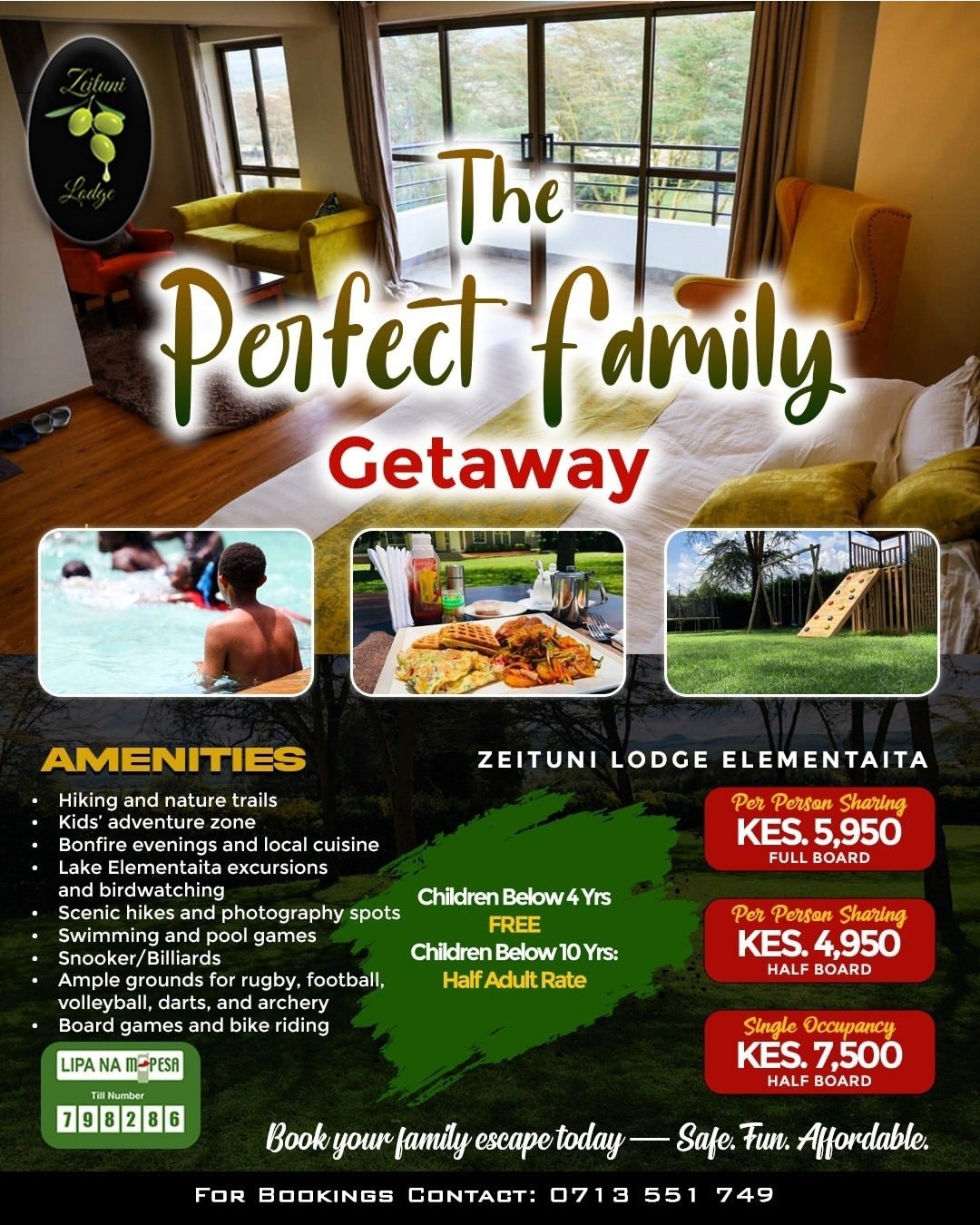 Zeituni lodge flyer
